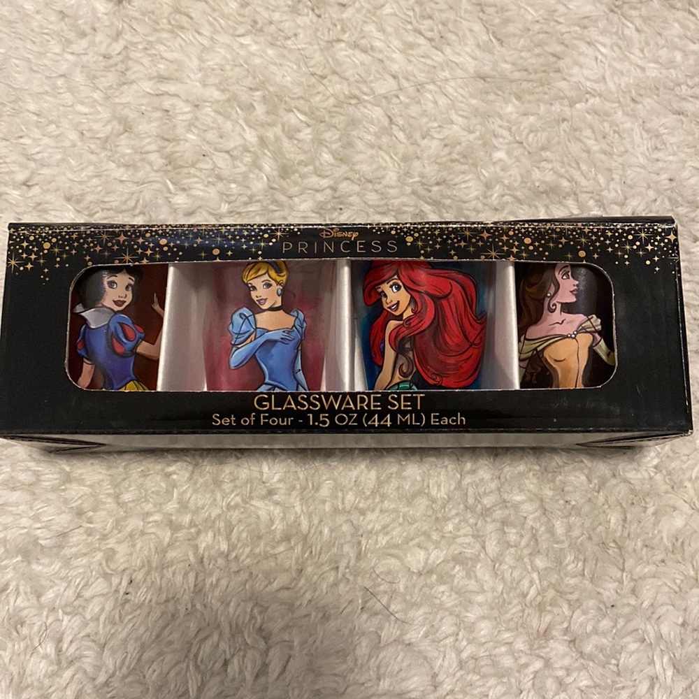 Disney Princess Shot Glasses